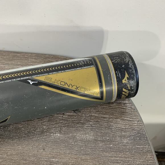 Mizuno B20 BLK ONYX CARBON PWR BASEBALL BAT 30” 20oz 2 5/8” 340521 -10 - Picture 10 of 15